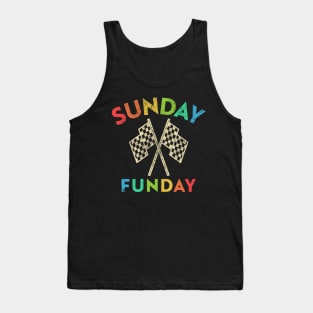 Sunday Funday Racing Tank Top